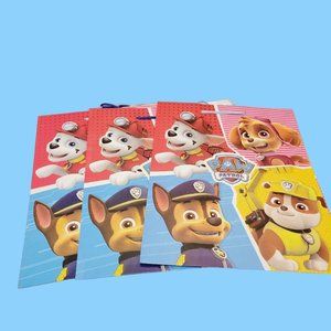 Lot of 3 PAW Patrol Gift Bag 9" x 11" x 5"  Party Favor Bags